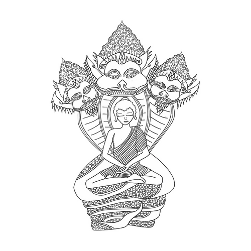 Influence & Wisdom - Danielle Harris - Buddha & Serpent